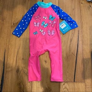 Coolibar One-piece SPF swim suit